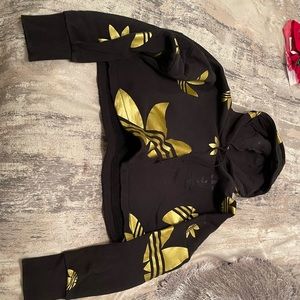 Adidas crop sweatshirt